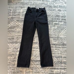 NWOT La Ligne Classic Black Women's Jeans 25 26